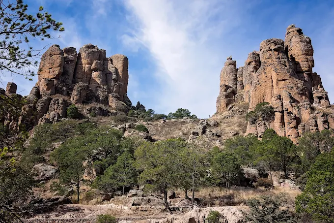 Parque Nacional Sierra de Órganos cerca de Sombrerete